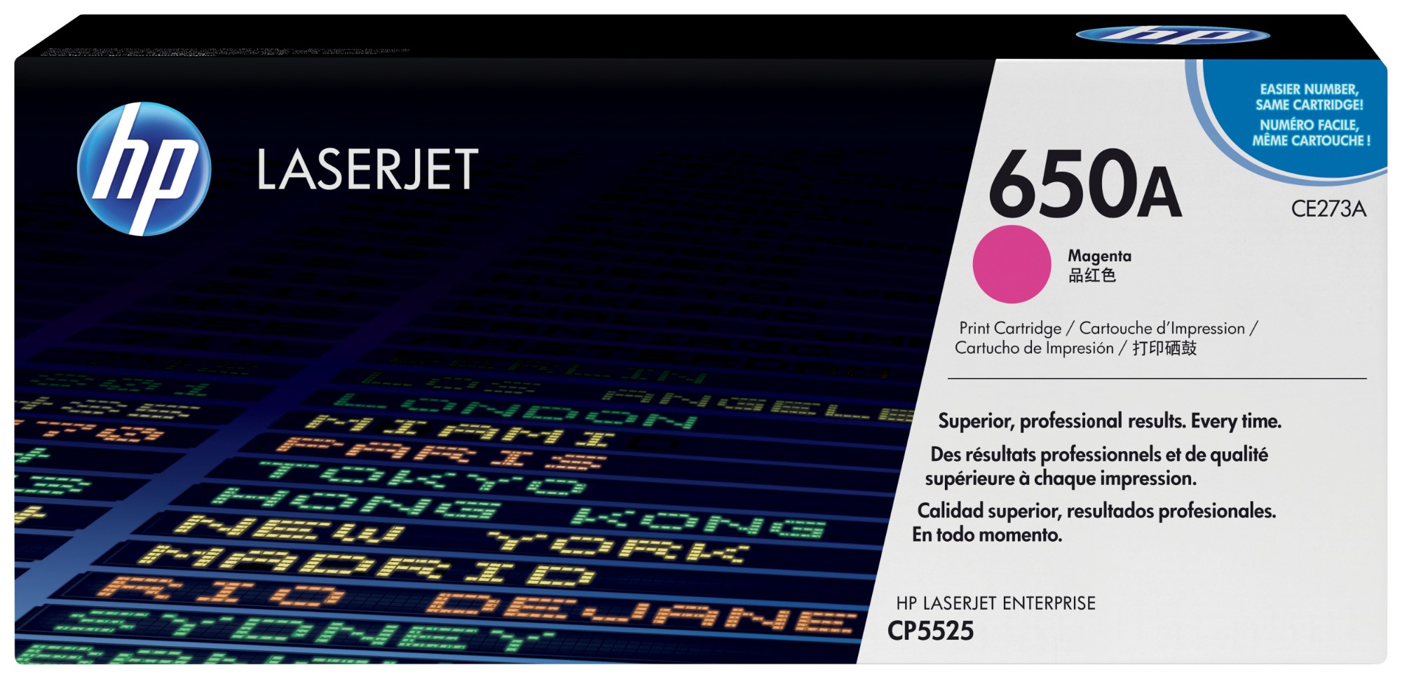 HP CE273A/650A Toner cartridge magenta, 15K pages ISO/IEC 19798 for HP CLJ CP 5525