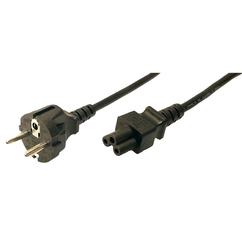 Photos - Cable (video, audio, USB) LogiLink CP093 power cable Black 1.8 m C5 coupler CEE7/7 