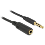 DeLOCK 84716 audio kabel 0,5 m 3.5mm Zwart