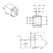 On-Q 4K HDMI Coupler Keystone Insert in Black