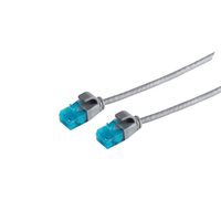Image of shiverpeaks TP-Patchkabel Cat.6 U/UTP slim grau 3.0m - Cable - Network