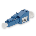 AddOn Networks 5dB Fixed LC/UPC Male to LC/UPC Female OS1 SMF Simplex Fiber Attenuator