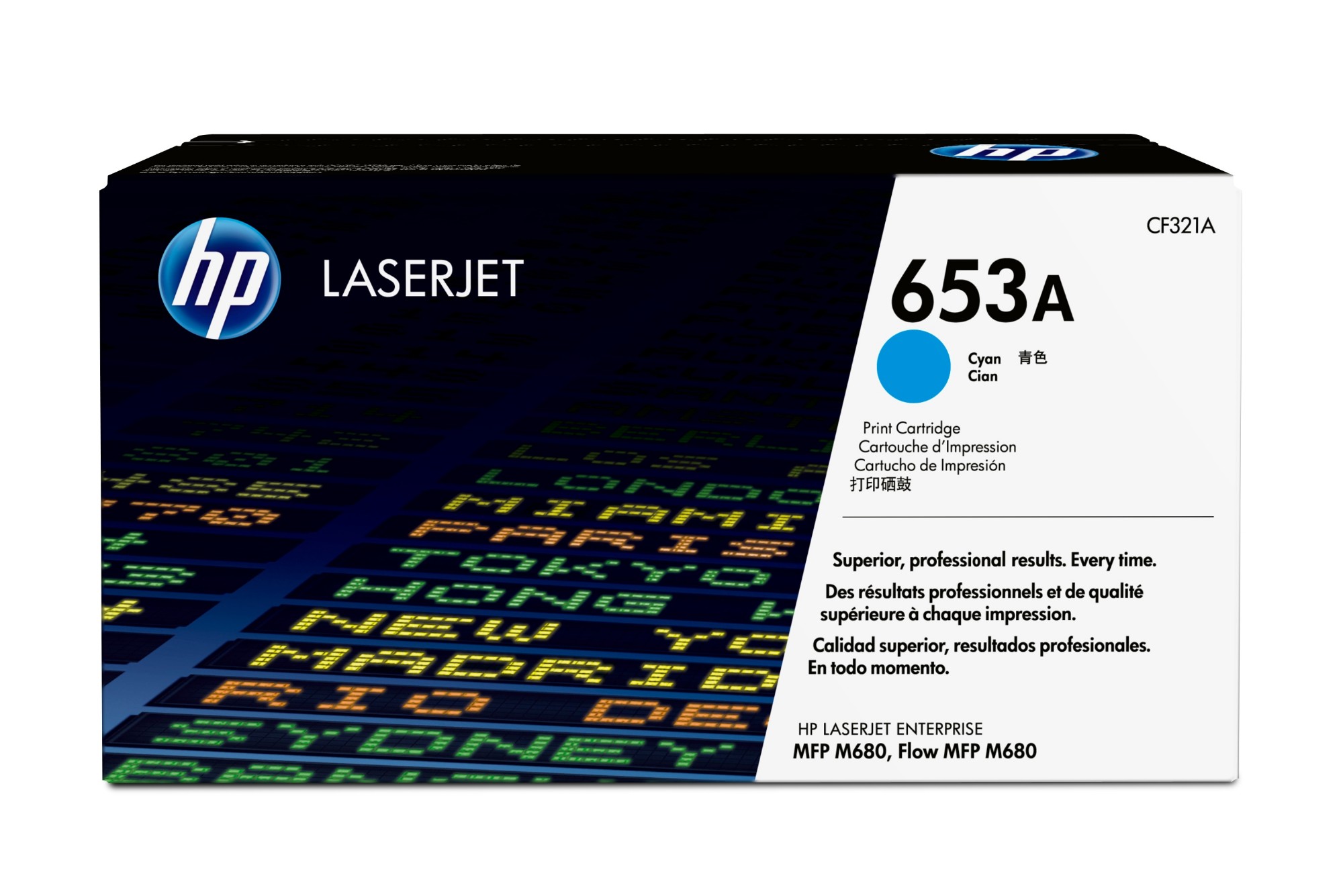 HP CF321A/653A Toner cartridge cyan. 16.5K pages ISO/IEC 19798 for HP
