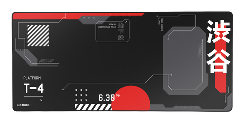 GXT 759 XXL Gaming mouse pad Black, Red