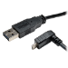 Tripp Lite UR050-001-DNB USB cable USB 2.0 11.8" (0.3 m) USB A Micro-USB B Black