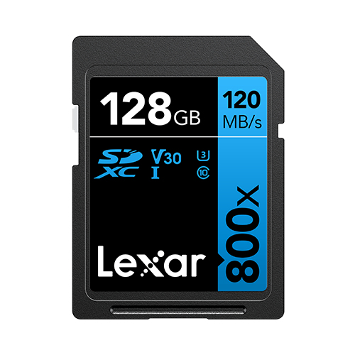 LSD0800128G-BNNNG LEXAR 128GB Lexar Professional 800x SDHC UHS-I Card