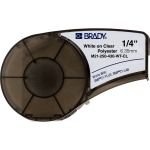 Brady M21-250-430-WT-CL label-making tape Transparent
