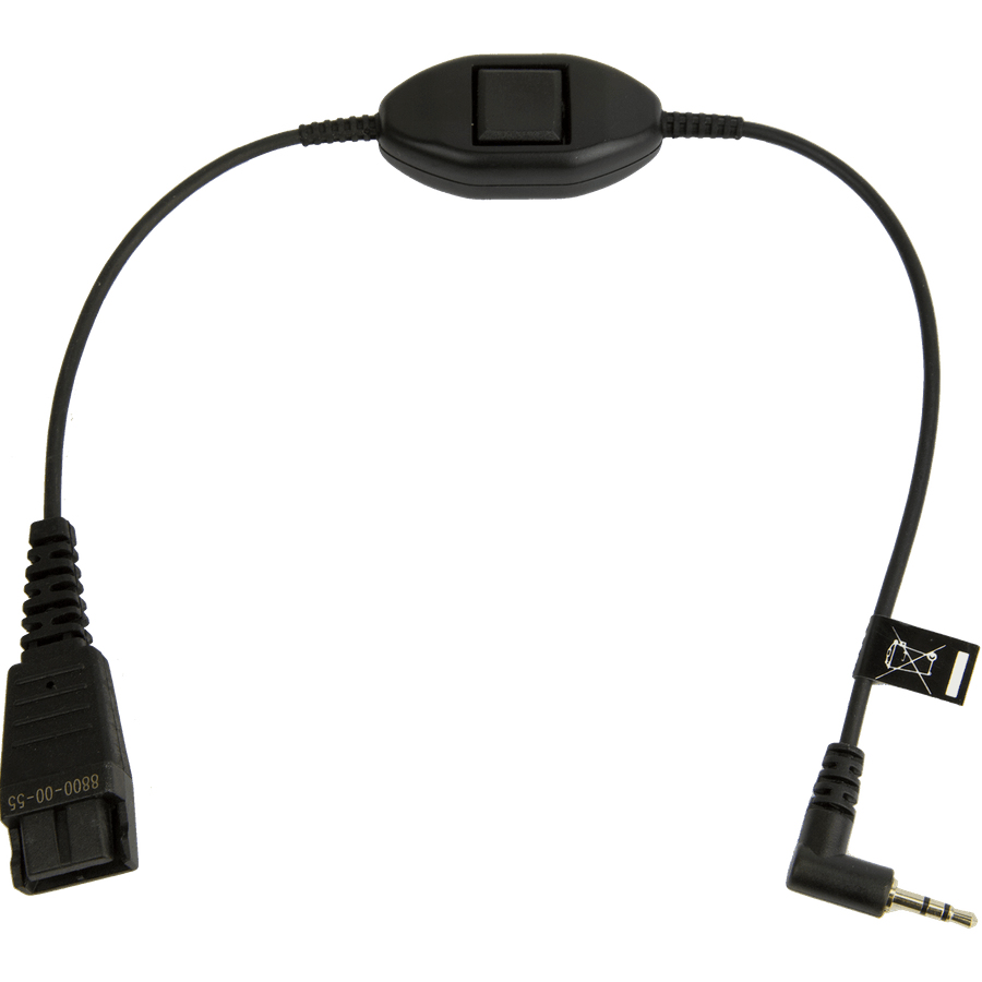 Image of Jabra 8800-00-55 audio cable 0.3 m QD 2.5mm jack Black