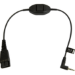 Jabra 8800-00-55 audio cable 0.3 m QD 2.5mm jack Black