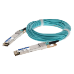 AddOn Networks QSFPDD4-400G-AOC1M-AO InfiniBand/fibre optic cable 39.4" (1 m) QSFP-DD AOC Aqua color