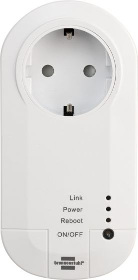 Image of Brennenstuhl 1294840 smart plug 3680 W Home White