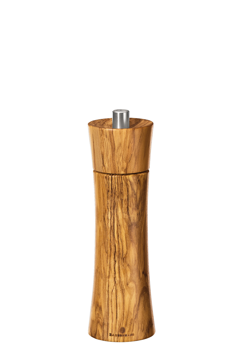Image of Zassenhaus Frankfurt - Salt grinder - Wood - Ceramic - Olive -...