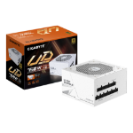 GIGABYTE UD750GM PG5 V2 ICE Power Supply Unit- PCIe Gen 5.1, 80 PLUS Gold, Fully Modular Design, 120mm Fan, ATX 3.1 compatible, EU Plug