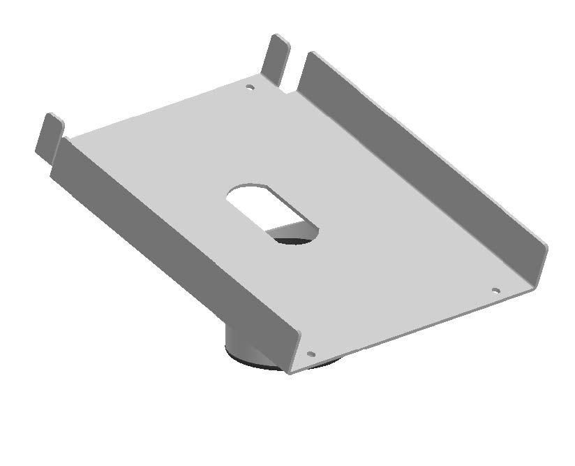 Image of Ergonomic Solutions Customer Printer Plate black
