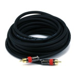 Monoprice RCA/RCA, 7.62 m coaxial cable 300" (7.62 m) Black