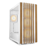 Sharkoon REBEL C70G RGB Full Tower White, Wood