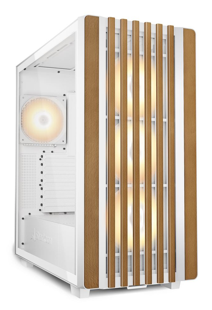 Rebel C70G RGB ATX White Case thumbnail