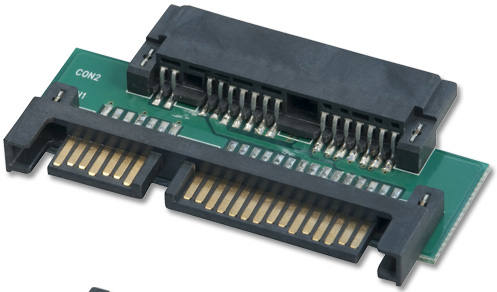 Lindy Micro SATA / SATA Adapter Black, Green