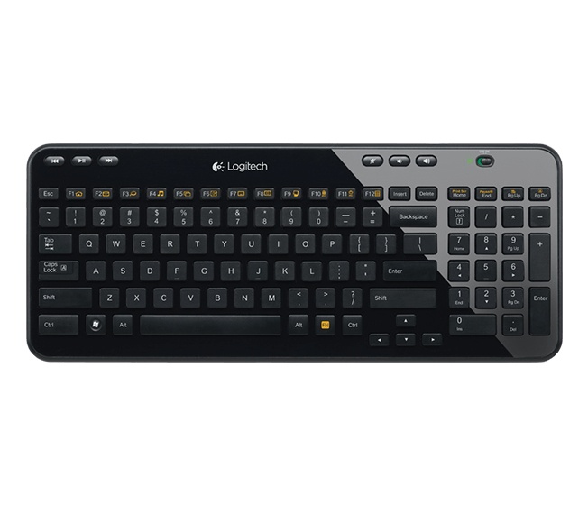 Logitech K360 Keyboard RF Wireless QWERTY Italian Black