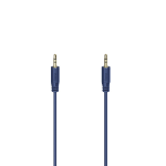 Hama Flexi-Slim audio cable 0.75 m 3.5mm Blue