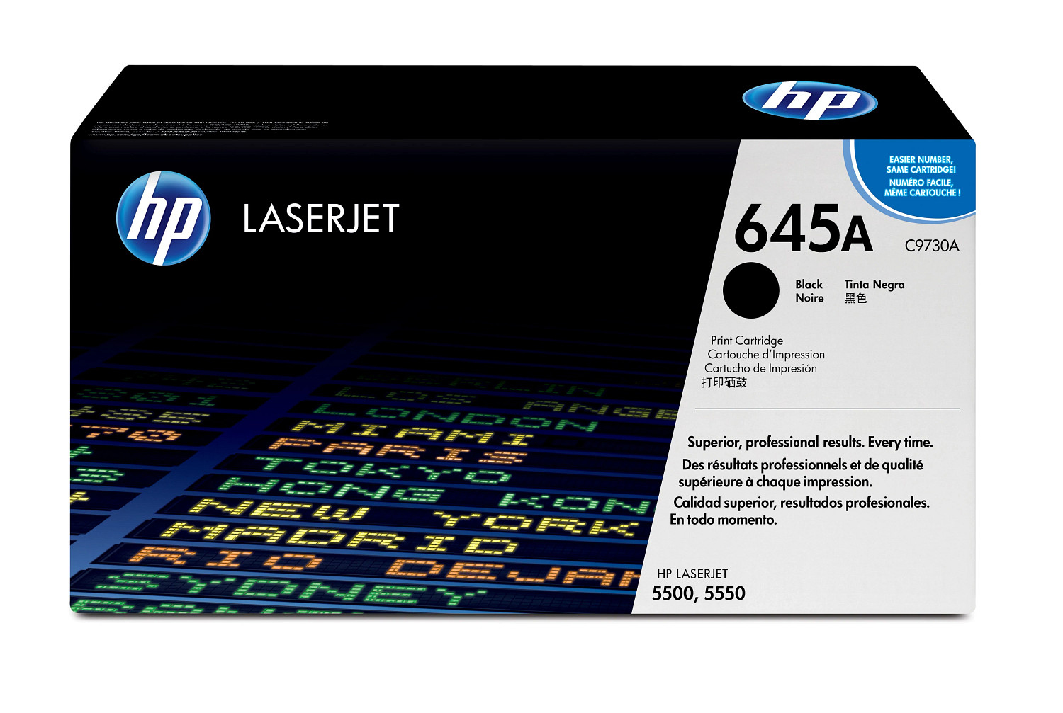 HP 645A Original LaserJet Toner Cartridge Black C9730A