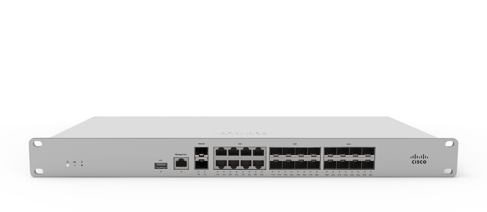 Cisco Meraki MX250 hardware firewall 1U 4000 Mbit/s