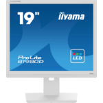 iiyama ProLite B1980D-W5 computer monitor 48.3 cm (19") 1280 x 1024 pixels SXGA LCD White