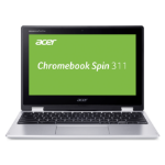 Acer Chromebook CP311-2HN-C2GR 29.5 cm (11.6") Touchscreen HD IntelÂ® CeleronÂ® N N4000 4 GB LPDDR4-SDRAM 64 GB Flash Wi-Fi 5 (802.11ac) ChromeOS Silver