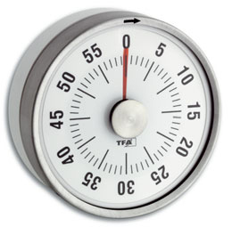Image of TFA-Dostmann 38.1028.02 - White - Analog - 79 x 79 x 33 mm