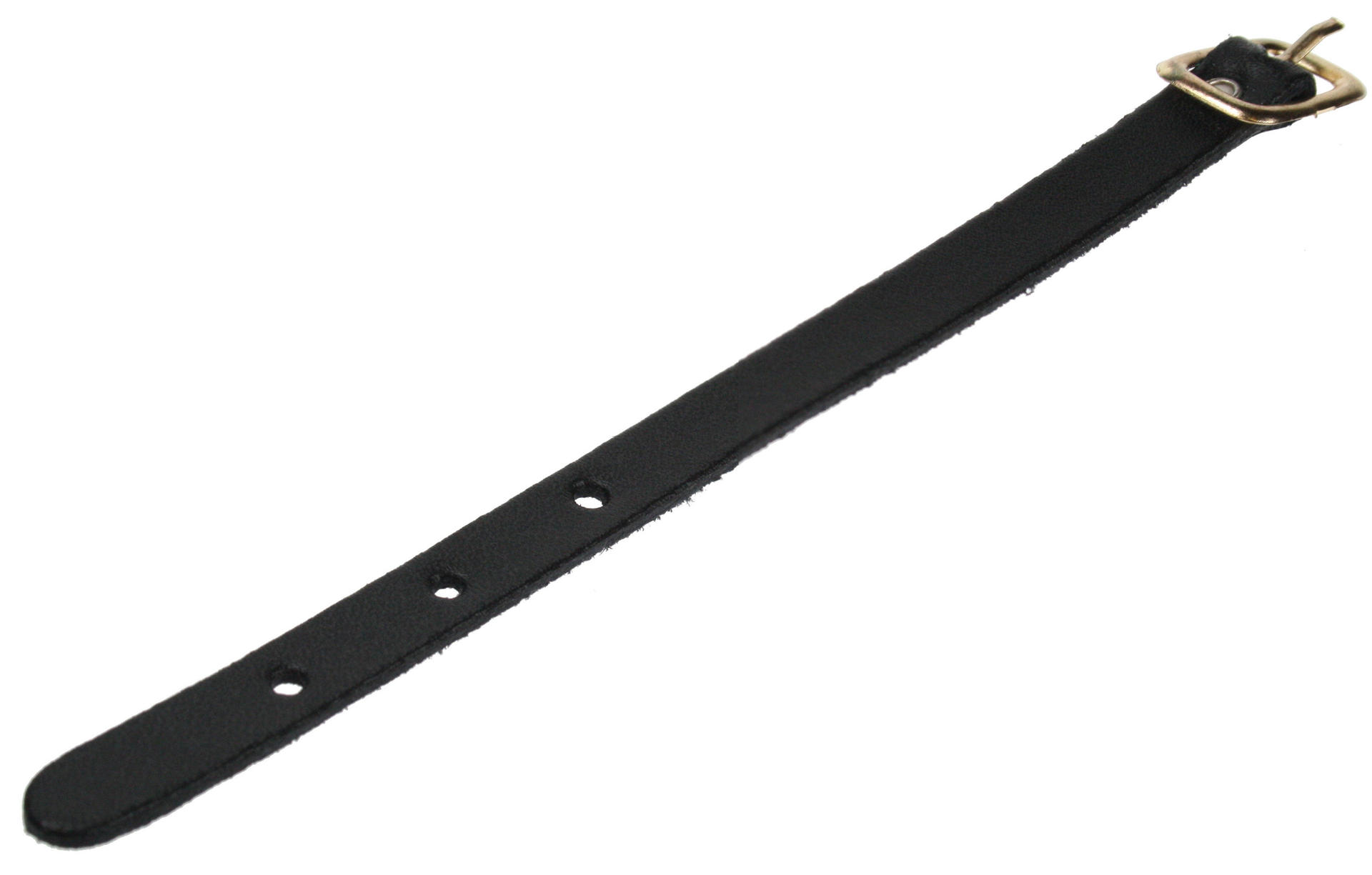 Digital ID Black Leather Luggage Strap with Copper Buckle (Pack of 100
