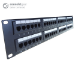 CONNEkT Gear 48 Port Patch Panel (CAT5e) IDC Punch Down 19 inch