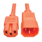 Tripp Lite P018-006-AOR power cable Orange 70.9" (1.8 m) C14 coupler C15 coupler