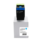 CTS Wholesale Remanufactured Cartridge for Lexmark Cx410 Hi Yld Cyan Toner 80C2HC0 802HC