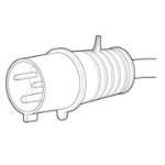 Juniper CBL-PWR-C21S-INTL power cable IEC 60309 2P+E