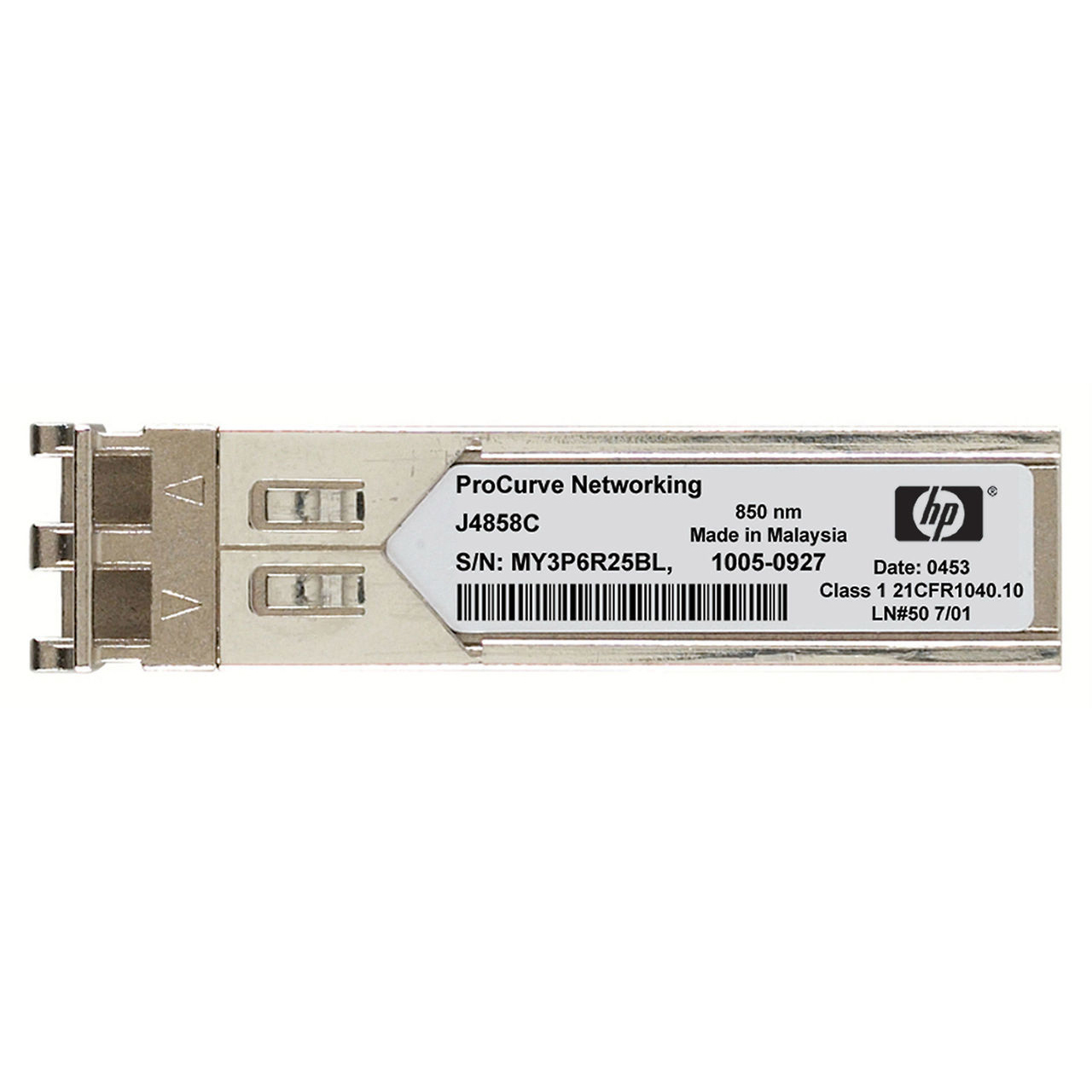 Image of Hewlett Packard Enterprise X121 1G SFP LC SX network transceiver...