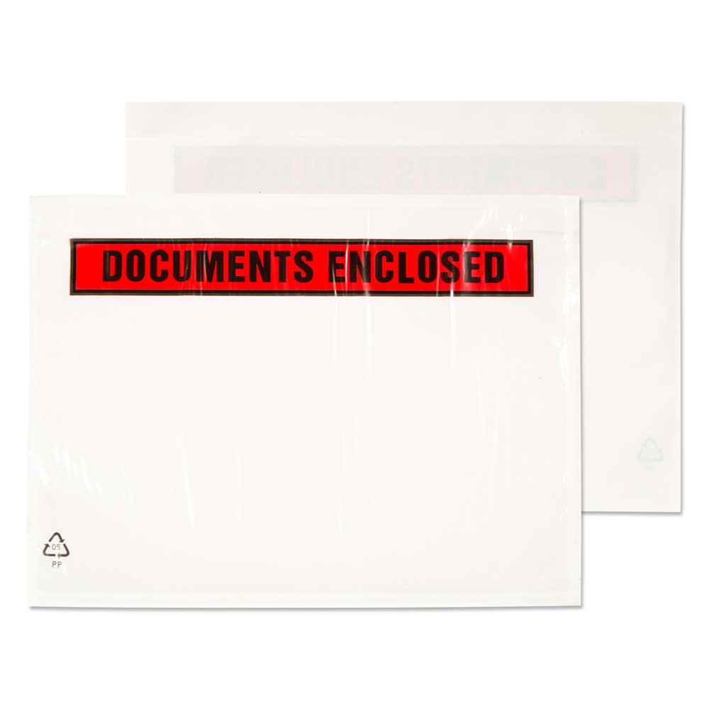 GoSecure Document Envelopes Documents Enclosed Self Adhesive A7 (Pack of 1000) 4302001