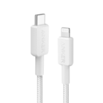 Anker Braided USB-C to Lightning Charging Cable 0.9 m, White