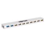 Tripp Lite U360-010C-2X3 interface hub USB 3.2 Gen 1 (3.1 Gen 1) Micro-B 5000 Mbit/s White