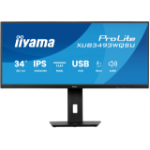 iiyama ProLite XUB3493WQSU-B6 computer monitor 86.4 cm (34") 1440 x 3440 pixels UltraWide Quad HD LED Black