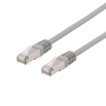 Deltaco STP-63AU networking cable Grey 3 m Cat6a U/FTP (STP)