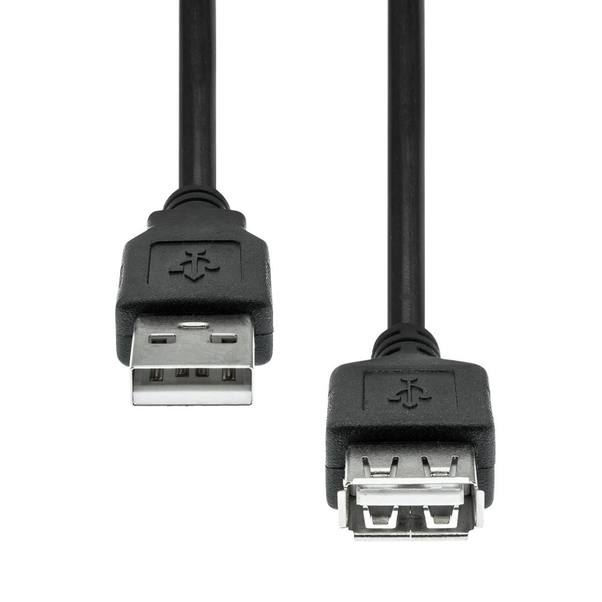 Image of ProXtend USB 2.0 Extension Cable Black