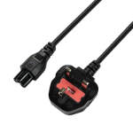 LogiLink CP120 power cable Black 1.8 m BS 1363 C5 coupler