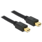 DeLOCK 83473 DisplayPort cable 1 m Mini DisplayPort Black