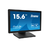 iiyama ProLite 15.6" Full HD PCAP 10 point touch monitor with edge-to-edge glass, IPS Panel Technology and touch through glass function