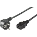 Microconnect PE0771903 power cable Black 3 m Power plug type E+F C19 coupler