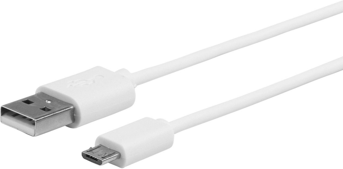 Image of eSTUFF ES603007 USB cable 1 m USB 2.0 USB A Micro-USB B White
