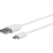 eSTUFF ES603007 USB cable USB 2.0 1 m USB A Micro-USB B White