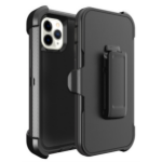 JLC iPhone 12 Pro Max Pelican Belt Clip - Black