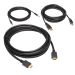 Tripp Lite P782-010-HA toetsenbord-video-muis (kvm) kabel Zwart 3,05 m
