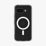Spigen Ultra Hybrid Metal Ring (MagFit) mobiele telefoon behuizingen 16 cm (6.3") Hoes Transparant, Wit